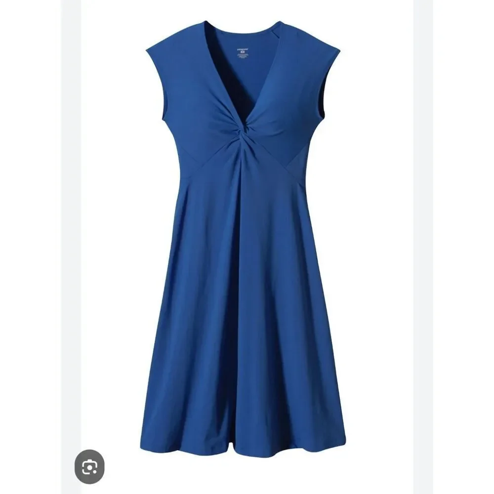 Patagonia Bandha Blue Sleeveless Dress Women’s Sz Small